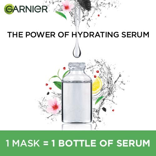 1 Garnier Sheet Mask = 1 Bottle of Serum